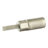 Pin Terminal Aluminum Tin-Plated 3/0 AWG Standard 1-Conductor 600V 0.36 in. Pin Red 0.484 I.D. x 0.90 O.D. x 3.59 in. L