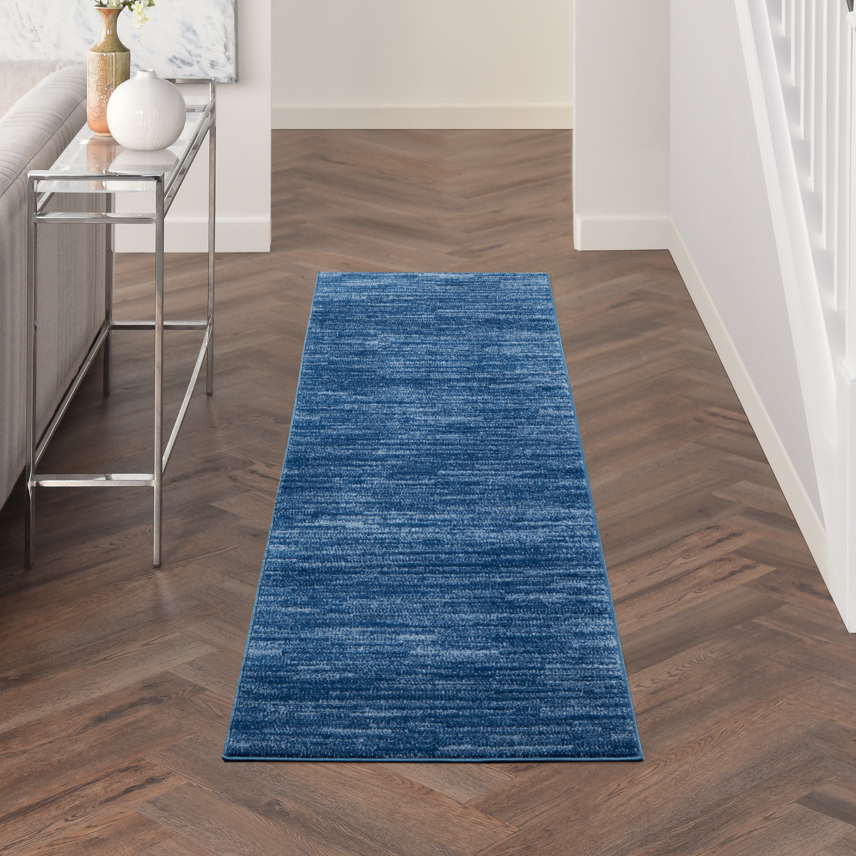 Nourison Nourison Essentials 2' x 6' Navy Blue Outdoor Rug