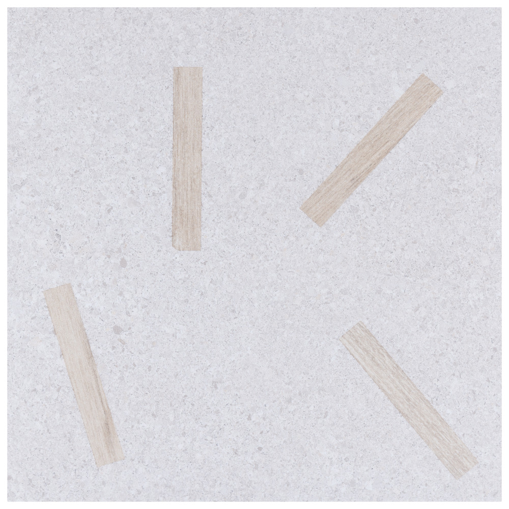 Komi Maolan Gris 7-7/8 in. x 7-7/8 in. Porcelain Floor and Wall Tile
