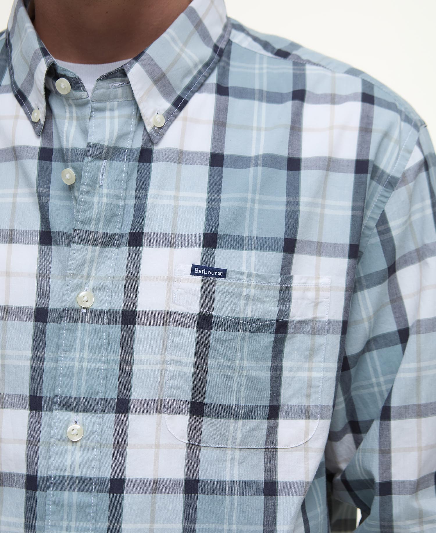 Laggon Tartan Relaxed Long-Sleeved Shirt image number 4
