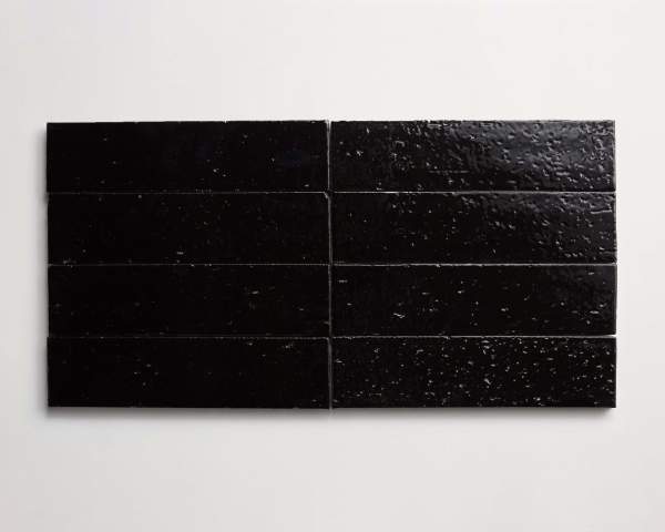 modern farmhouse brick | rod | gloss | black | sample 