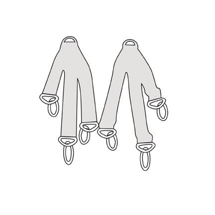 Drive DeVilbiss Healthcare STRAPS, F/PATIENT SLINGS (1/ST)