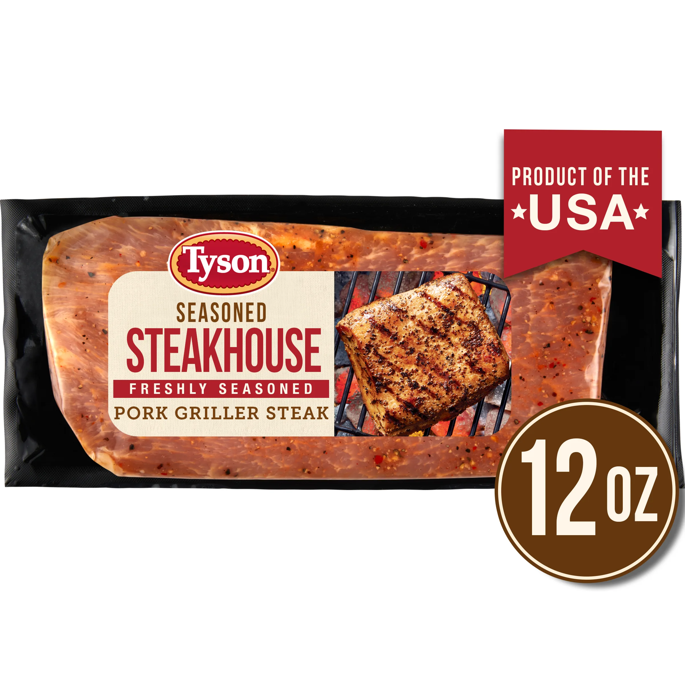 Seasoned Steakhouse Pork Griller Steak