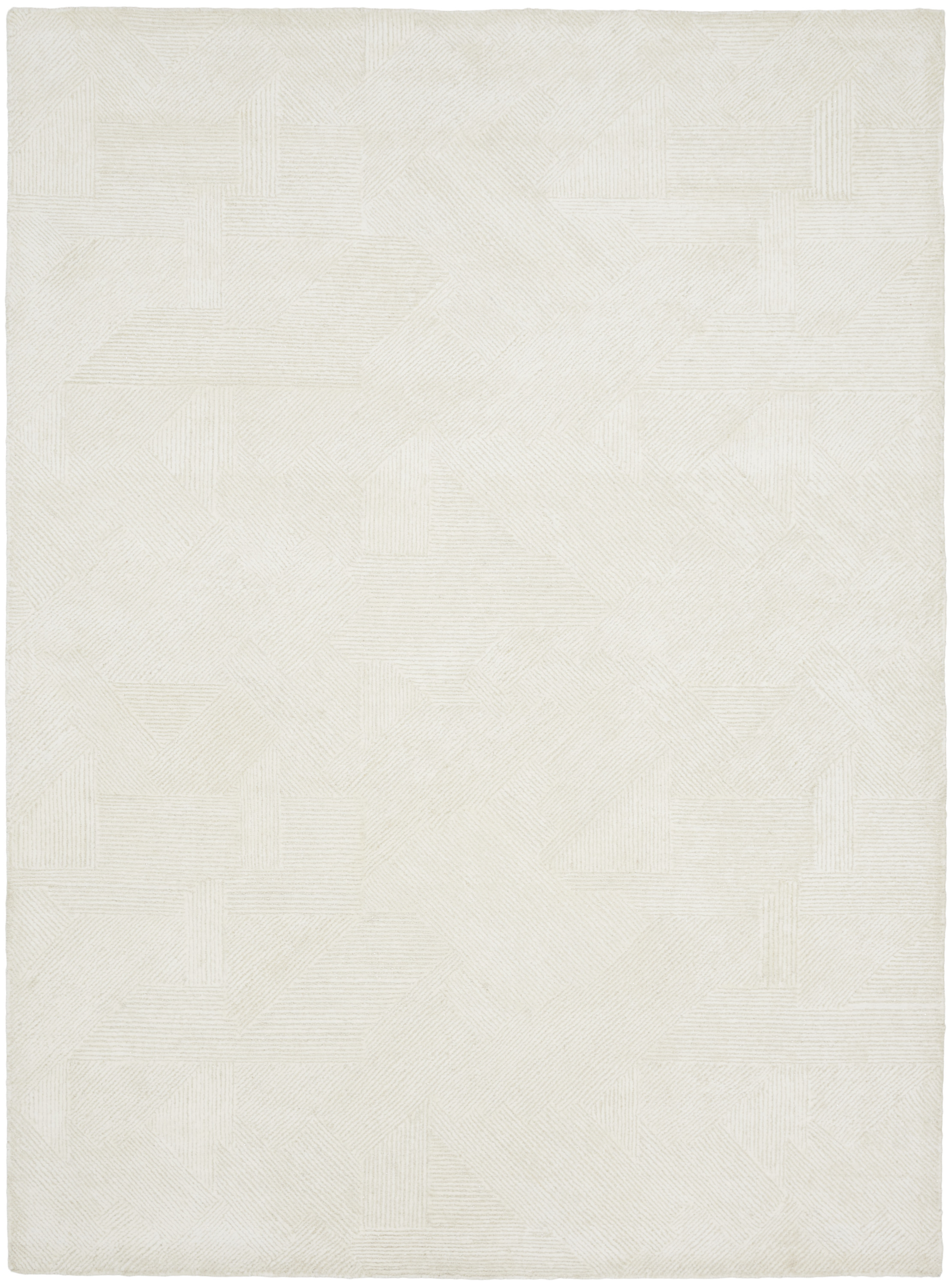 Michael Amini Ma30 Star 7'9" x 9'9" Ivory Modern Indoor Rug