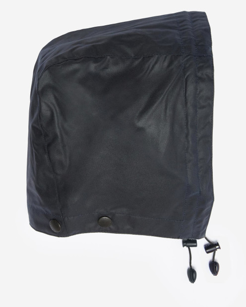 Waxed Cotton Hood Classic Navy