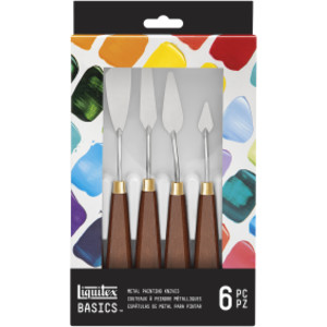 BASICS Metal Palette Knives, Set of 6