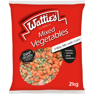 wattie's® mixed vegetables 3-way mix with corn 2kg image