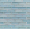 Elements Blue Skies 1×3 Brick Mosaic Silk