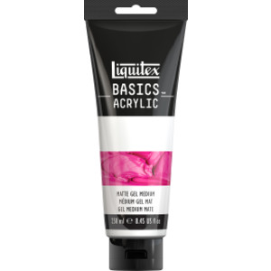 BASICS Matte Gel Medium, 250 mL Tube