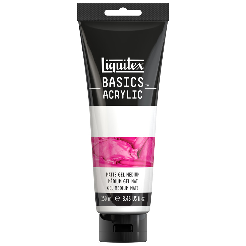 BASICS Matte Gel Medium, 250 mL Tube