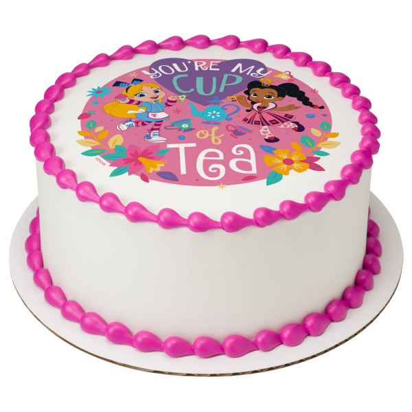Disney Alice's Wonderland Bakery Cup of Tea PhotoCake® Edible Image®