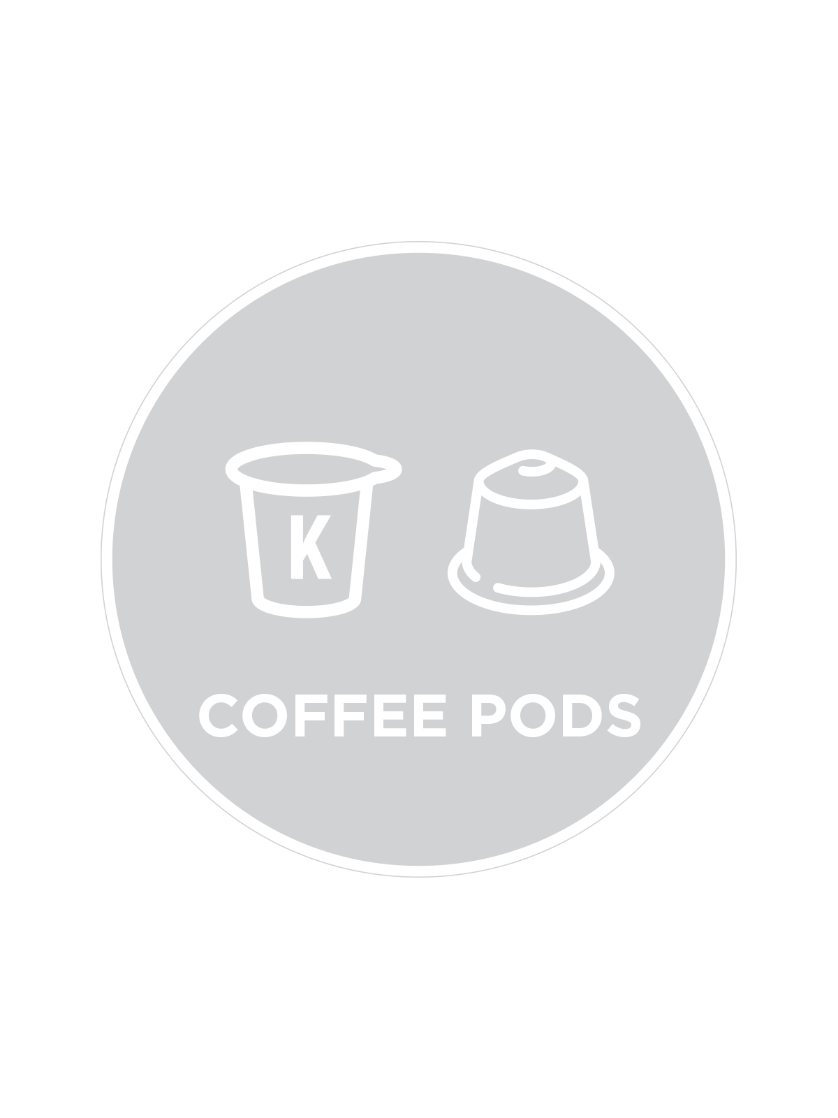 COLLECT-ALL – Label – Coffee Pods – Clear-White