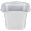 1-quart Miramar® contemporary stainless steel sixth-size food pan