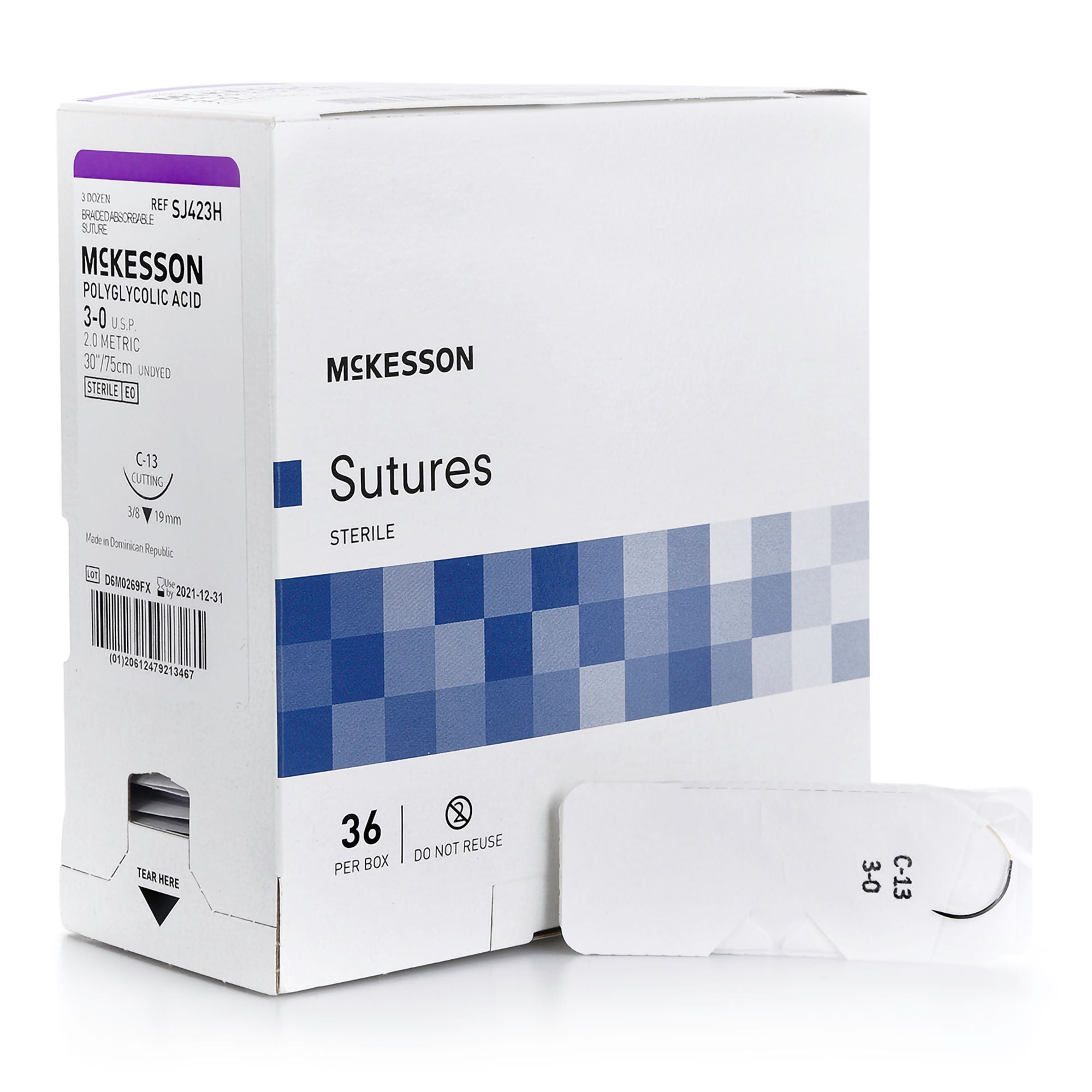 McKesson Suture with C-13 Needle
