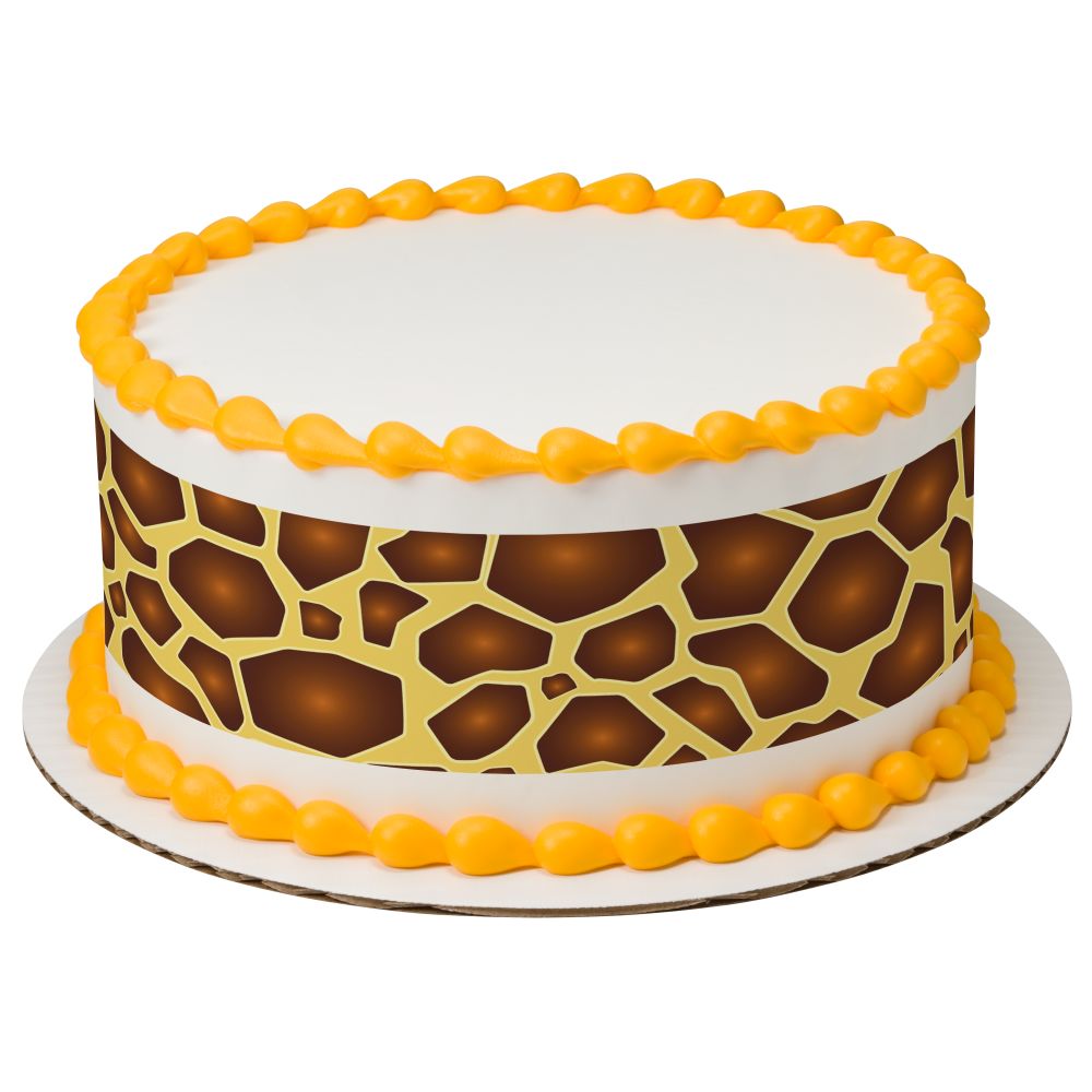 Image Cake Safari Print Giraffe