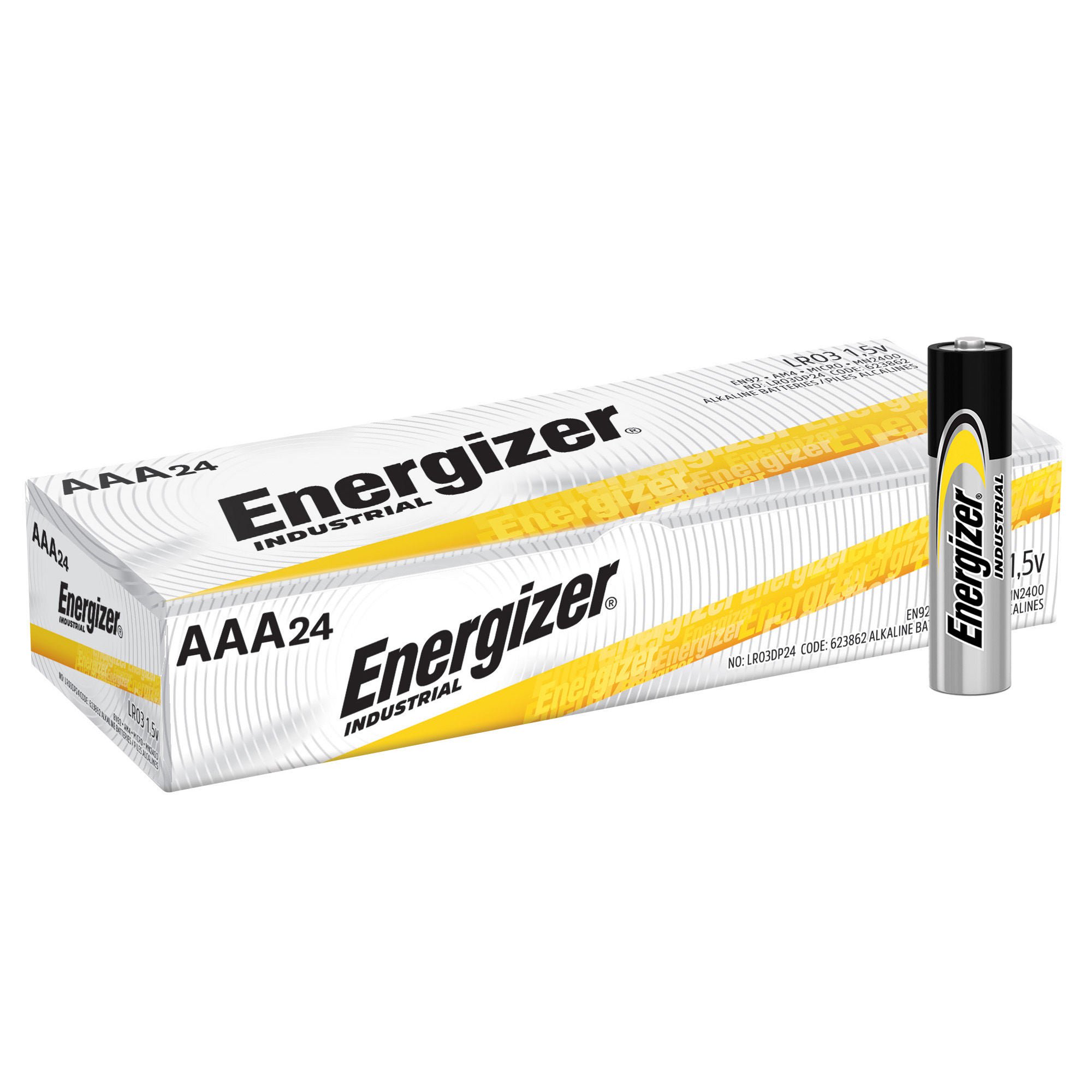 Energizer® Industrial AAA Alkaline Batteries, 4 Pack
