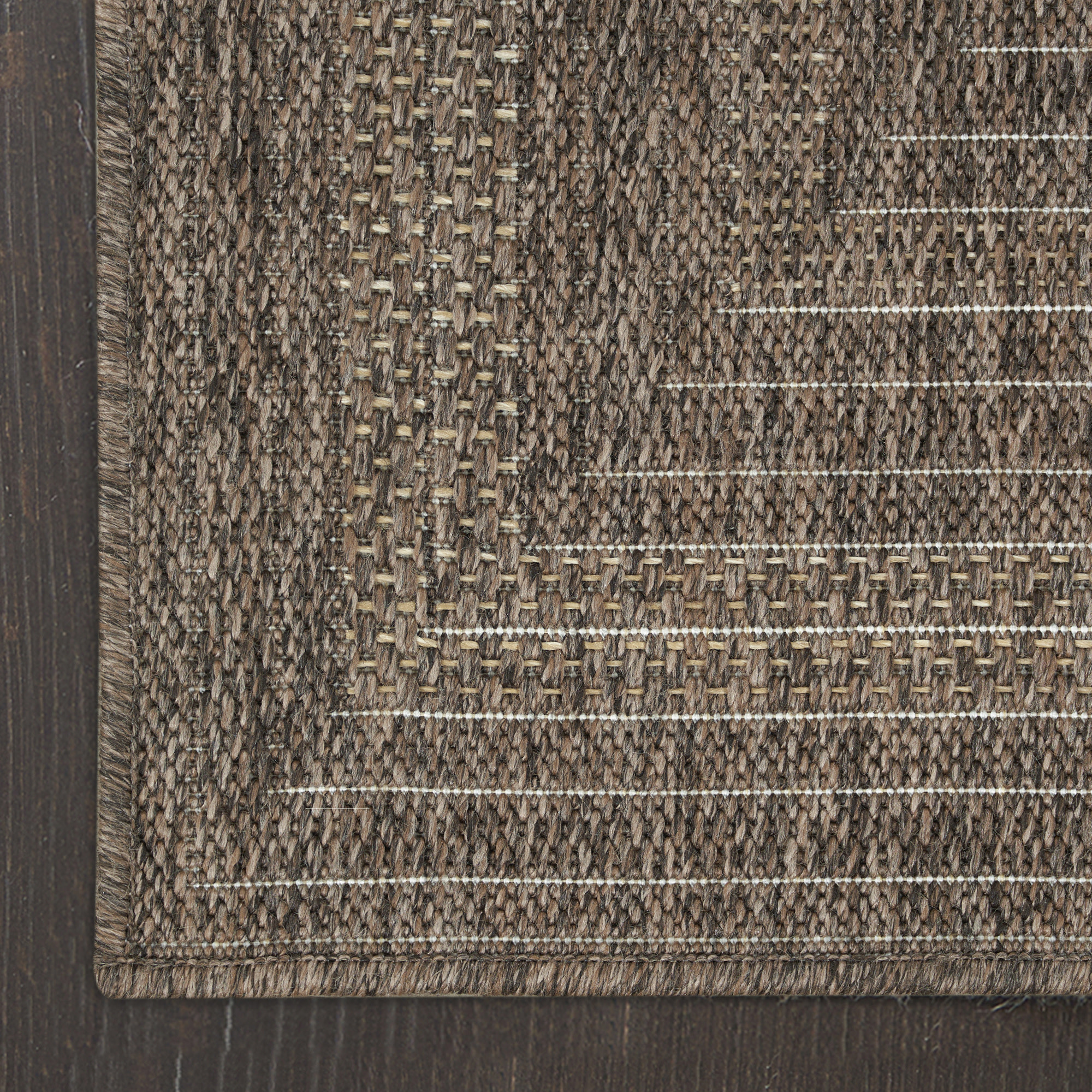 Nourison Tulum 8' x 10' Brown Outdoor Rug