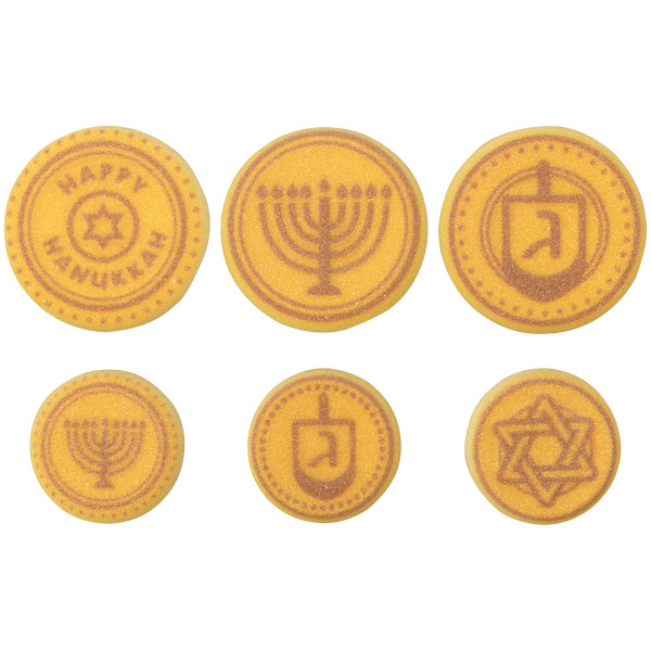 Hanukkah Gelt - Red 3 Free Dec-Ons® Decorations