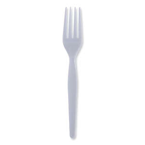 Boardwalk, Heavyweight Polystyrene Fork, White