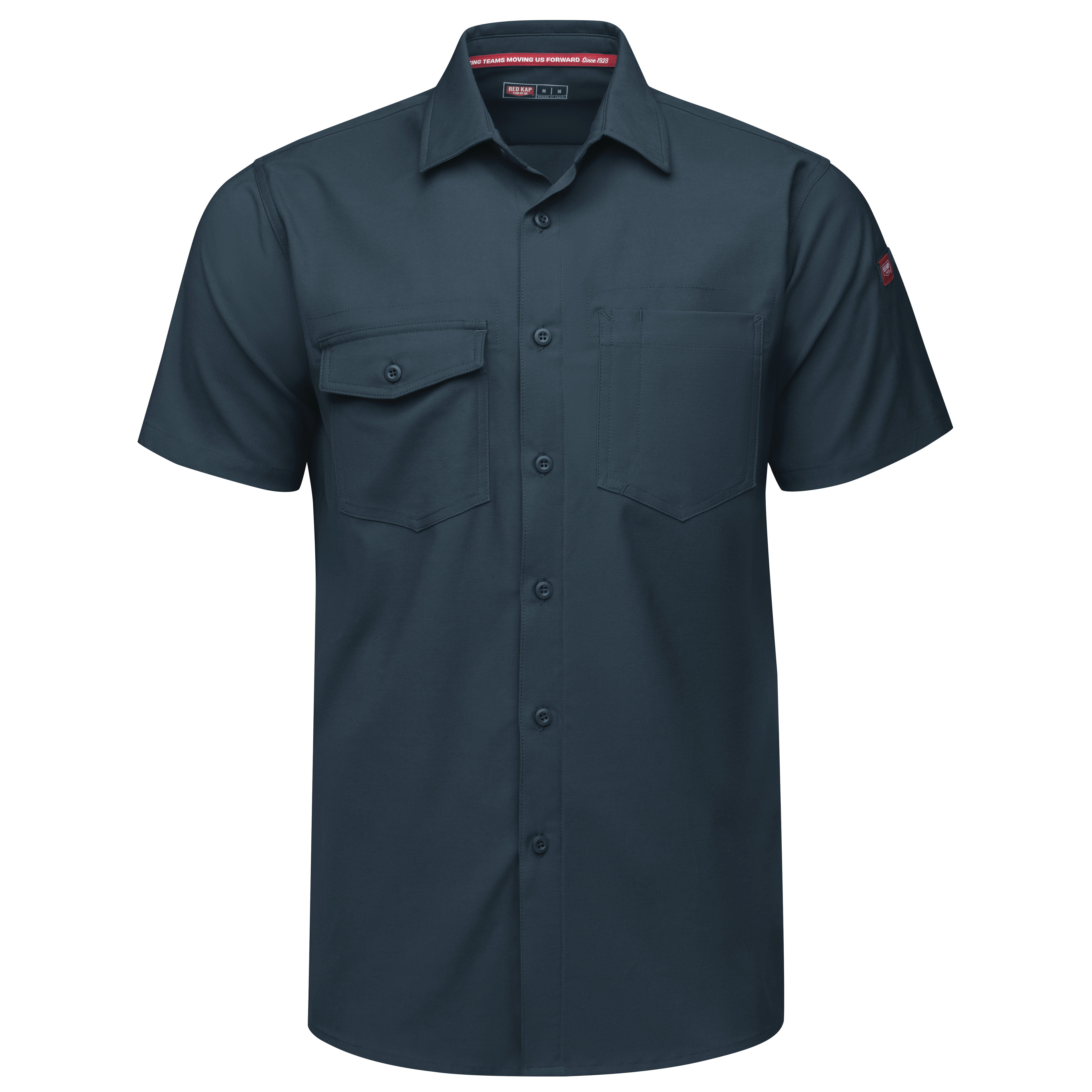 Men‘s Cooling Short Sleeve Work Shirt-Red Kap