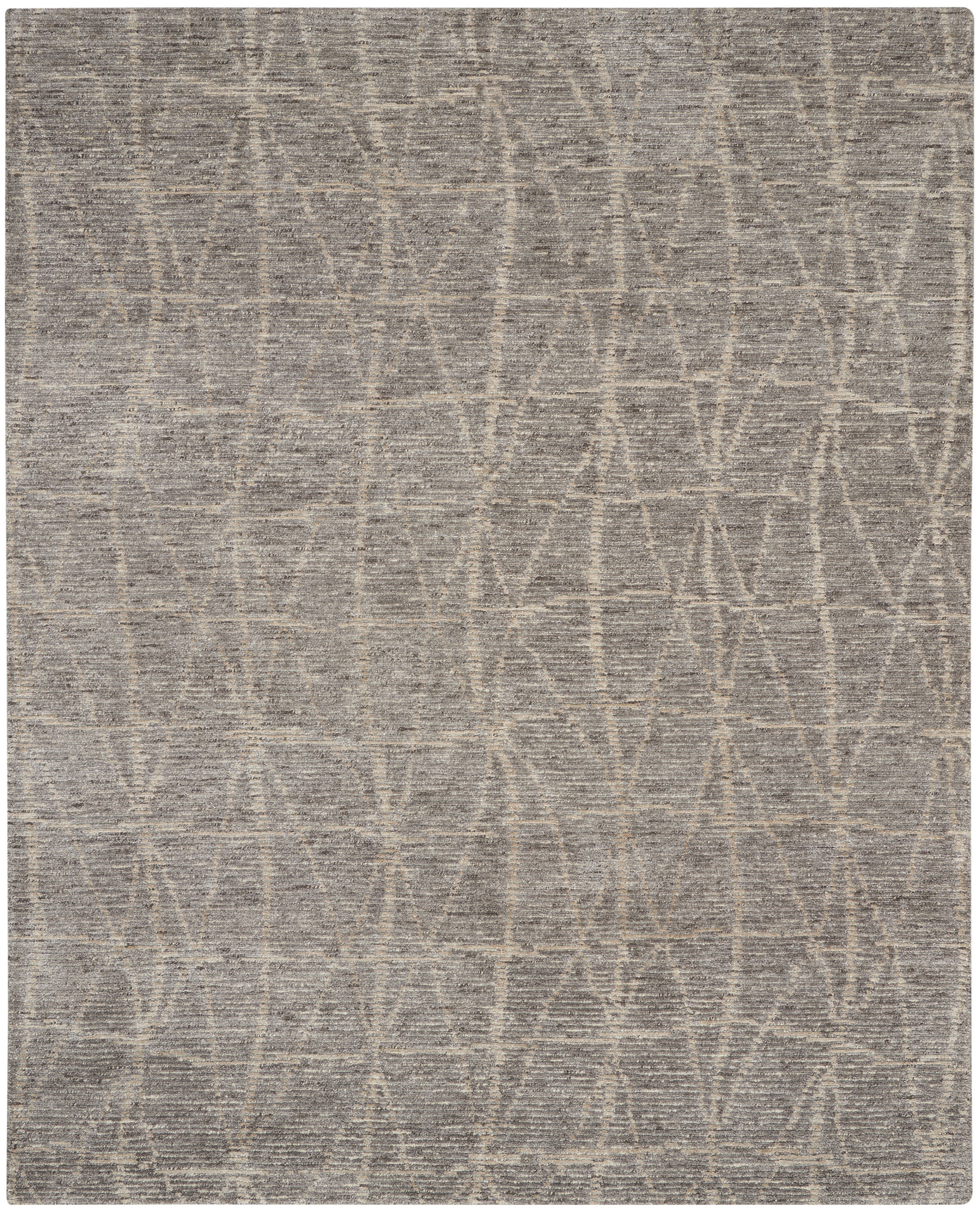 Nourison Ellora 7'9" x 9'9" Sand Scandinavian Indoor Rug