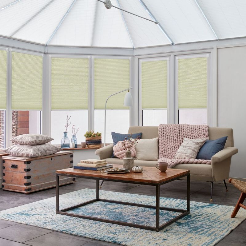 Thermashade Blackout Grass Texture Pleated blind