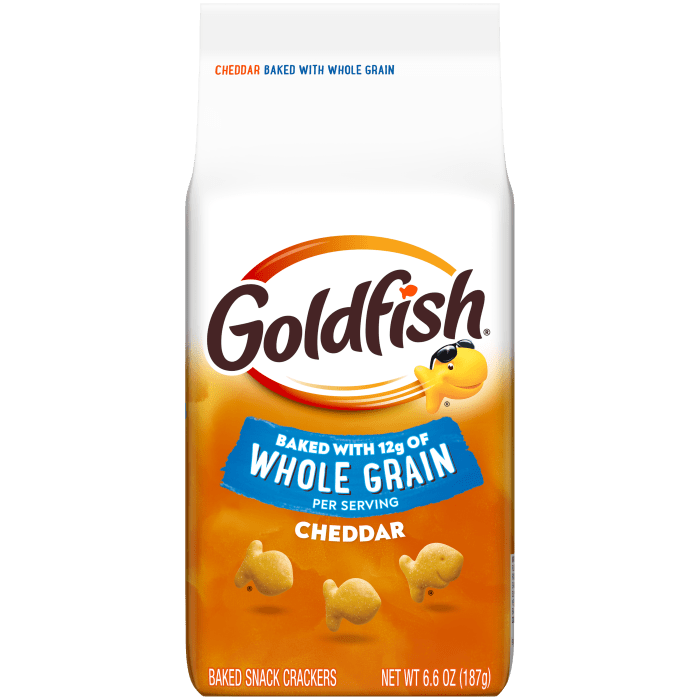 Baked with Whole Grain Cheddar Baked Snack Crackers bag