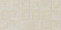 Minke White 12×24 Intarsio Decorative Tile Textured Rectified