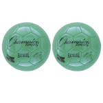 Champion Sports Extreme Soccer Ball, Size 5, Green, Pack of 2 CHSEX5GN-2
