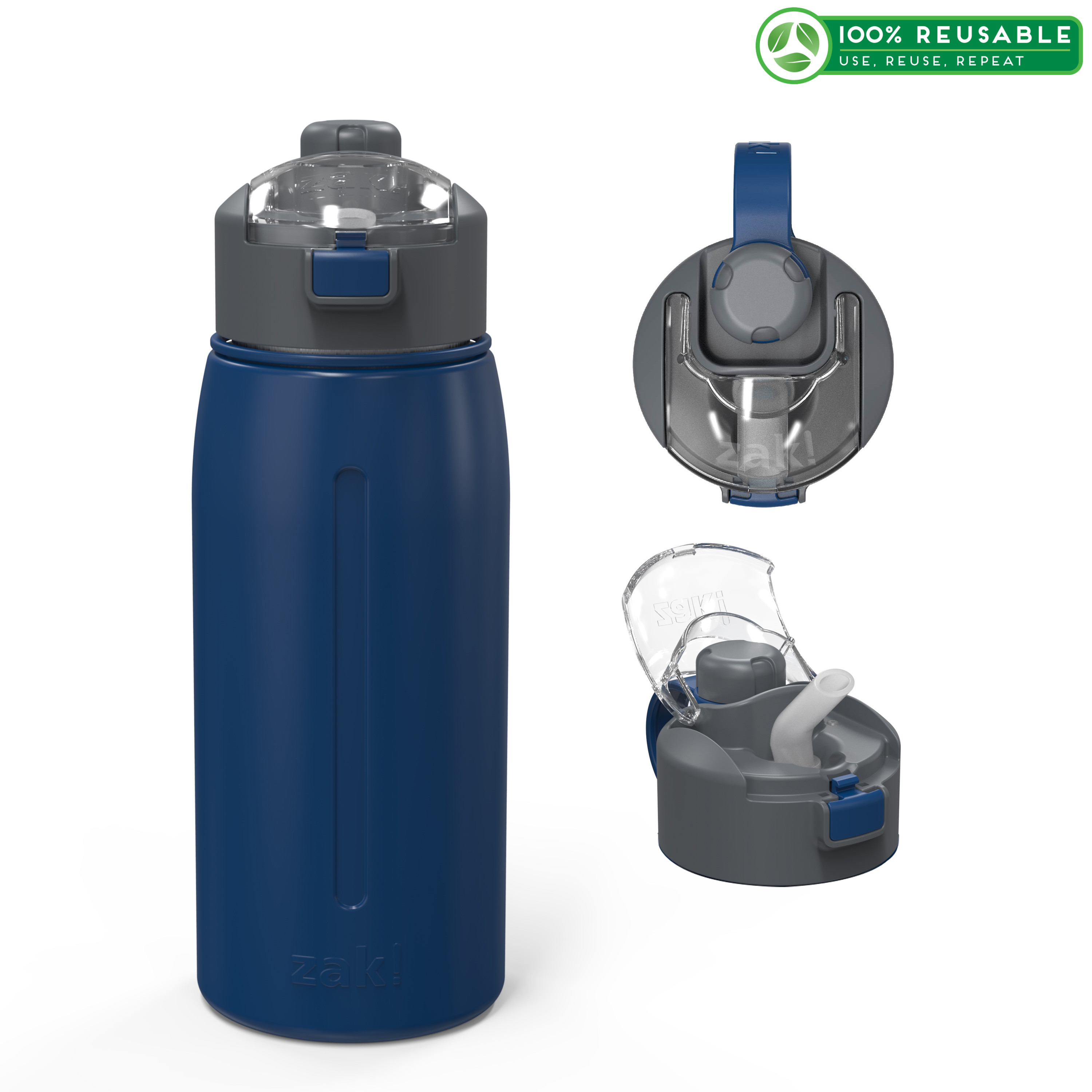 Genesis 24 ounce Vacuum Insulated Stainless Steel Tumbler, Indigo slideshow image 1 Genesis 24 ounce Vacuum Insulated Stainless Steel Tumbler, Indigo slideshow image 1