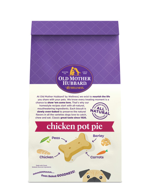 Old Mother Hubbard Classic Chicken Pot Pie back packaging