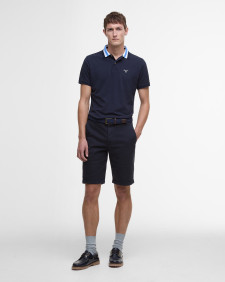 Hawkesmoor Tipped Polo Shirt Classic Navy