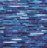 Gigi’s Groovy Glass Nocturnal Sea 12×12 Stix Mosaic Non-Iridescent