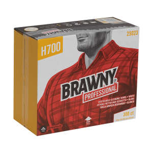 Georgia Pacific, Brawny® Professional, H700, 13.00"x15.00", Nonwoven Fabric, Industrial Wipers, White