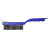 Carlisle, Sparta, 5.5in, Scratch Brush and Scraper, Steel Bristles, Blue