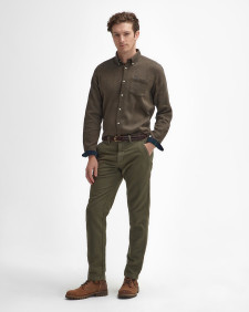 Moleskin Tailored Trousers Dark Olive