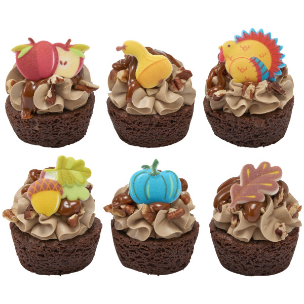 Thanksgiving Harvest - Red 3 Free Dec-Ons® Decorations