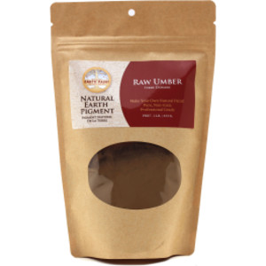 Earth & Mineral Pigments, Raw Umber, 1 lb