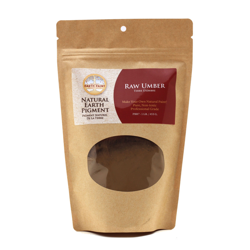 Earth & Mineral Pigments, Raw Umber, 1 lb