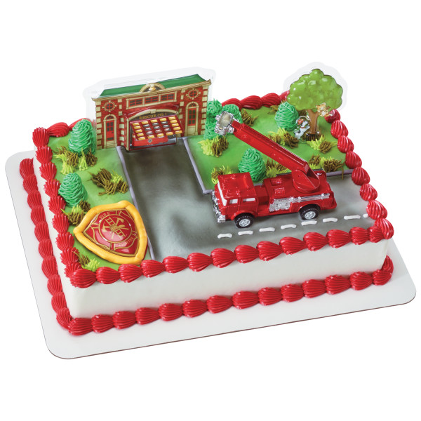 Fire Truck & Station DecoSet®