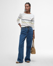 T-shirt a maniche lunghe Hawkins con motivo a righe 