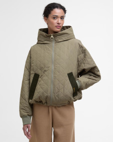 Maddy Quilted Jacket Dusky Green/Ancient