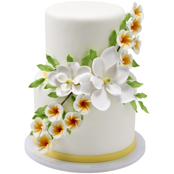 Green Leaf Stems Gum Paste Flowers