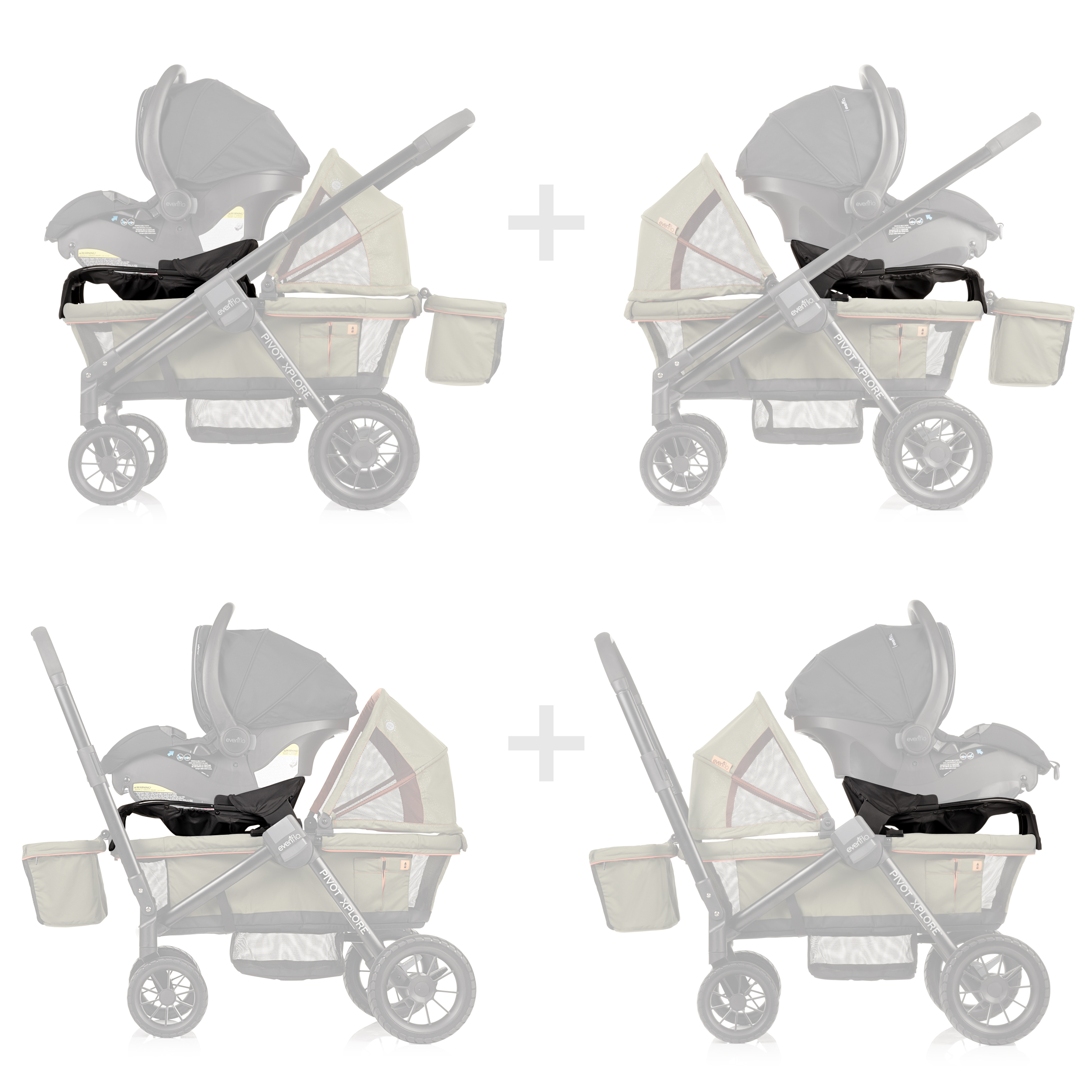 wagon stroller with car seat