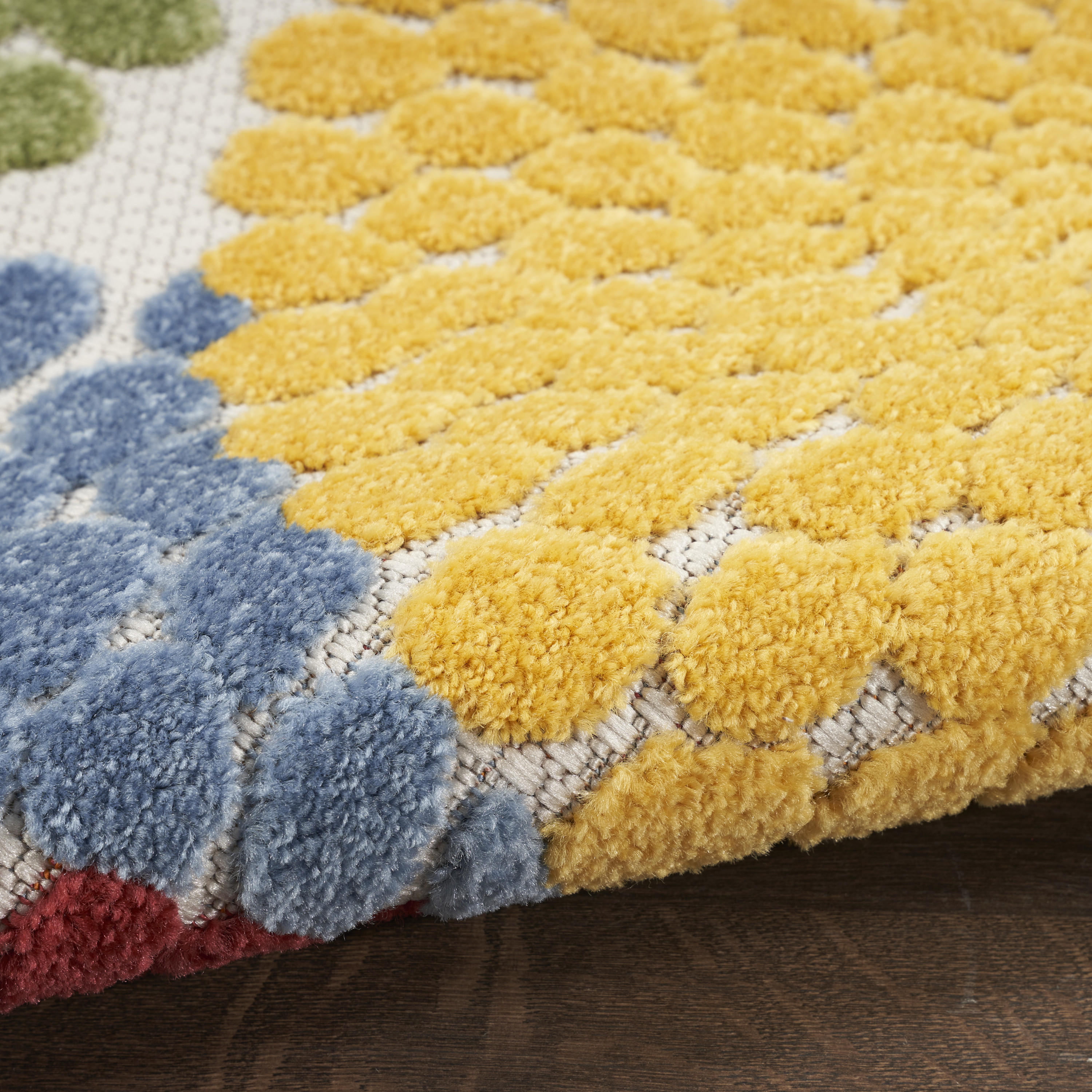 Nourison Aloha 6' x 9' Multicolor Modern Rug