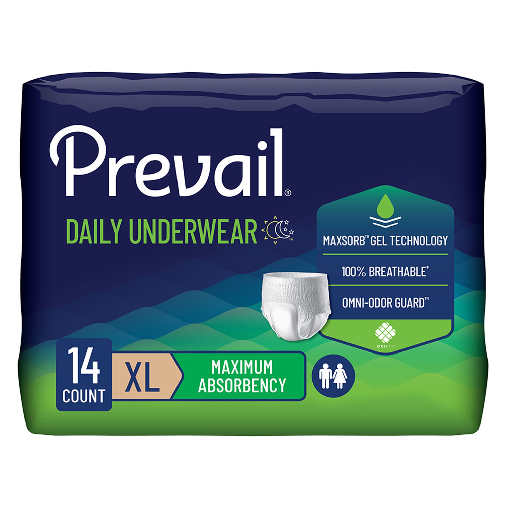 Prevail® Maximum Absorbent Underwear, Extra Large