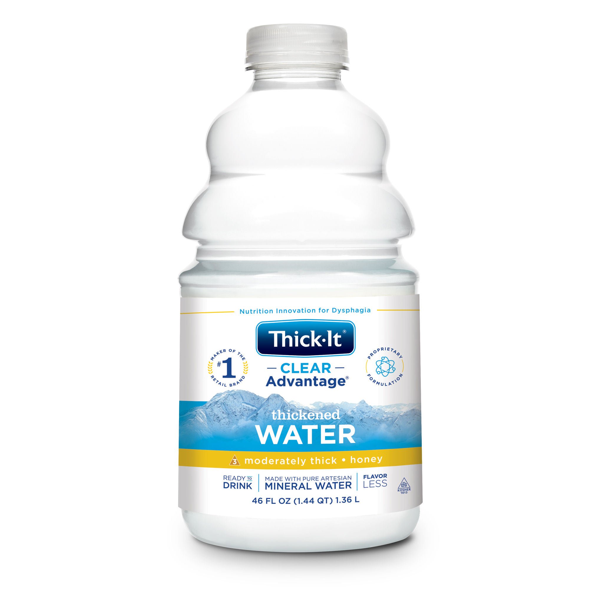 Thick-It® Clear Advantage® Honey Consistency Thickened Water, 46-ounce Bottle
