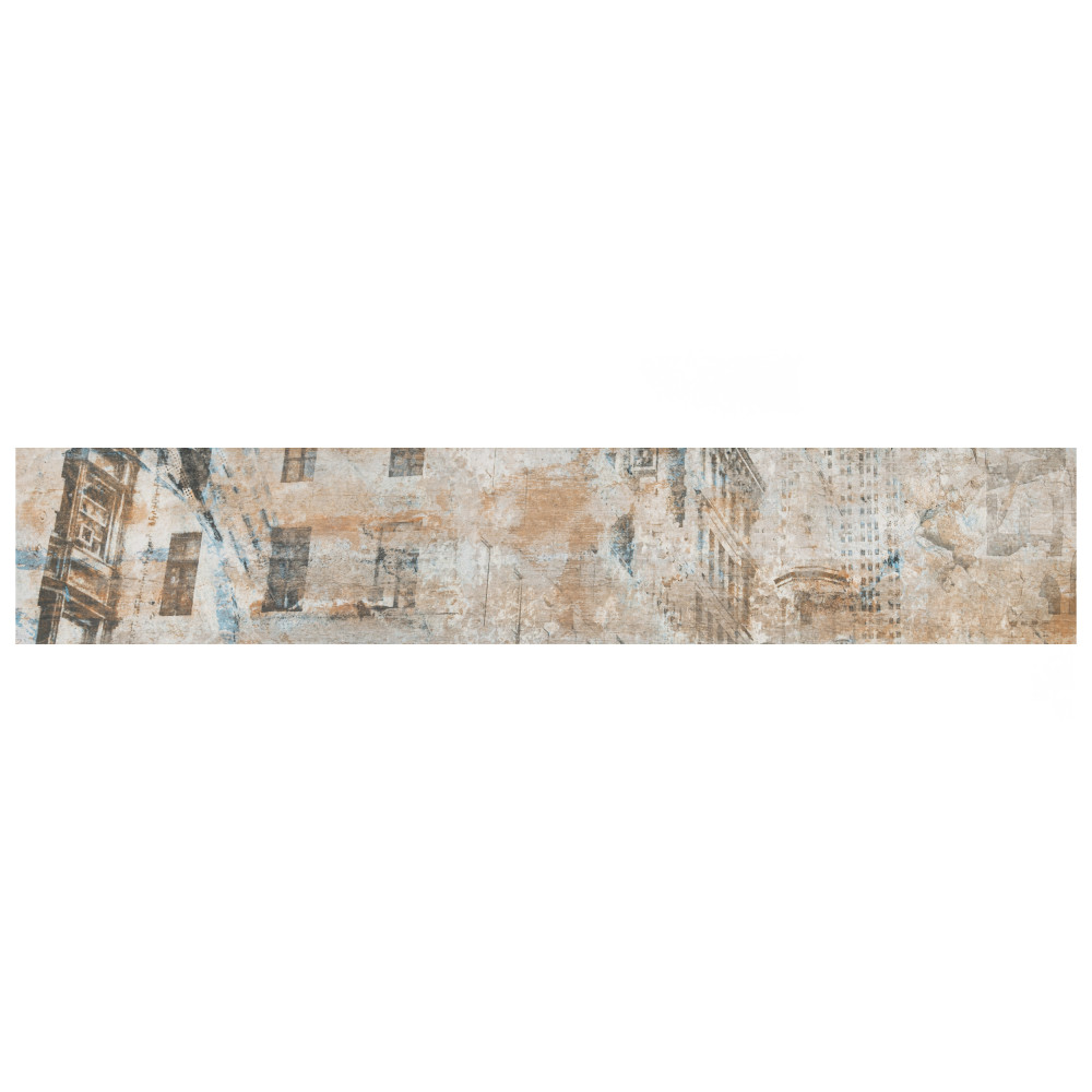 Cava Deco Lar 6 in. x 31-1/2 in. Porcelain Floor and Wall Tile