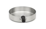 3-quart Wear-Ever® aluminum sauté pan in natural finish and silicone handle