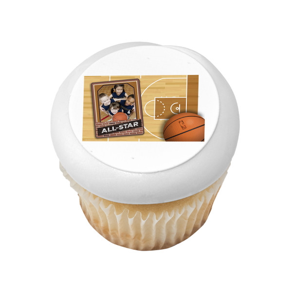 NBA All-Star Court PhotoCake® Edible Image® Frame